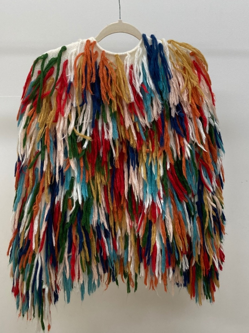 Multicolor Fringe Statement Cardigan - Picture 2 of 3